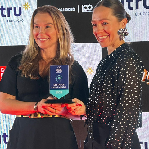 Vitru recebeu um troféu especial, na categoria Saúde Emocional